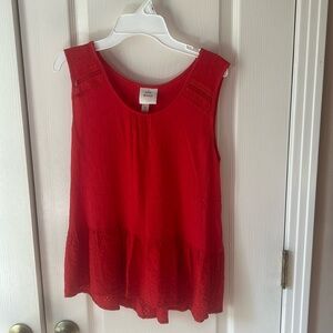 Red Knox Rose Tank Top
